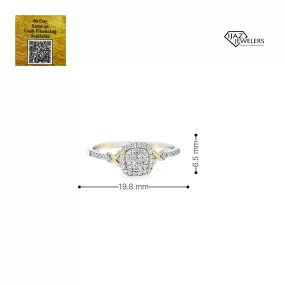 10K Gold 0.12 CTW Diamond Ladies Ring