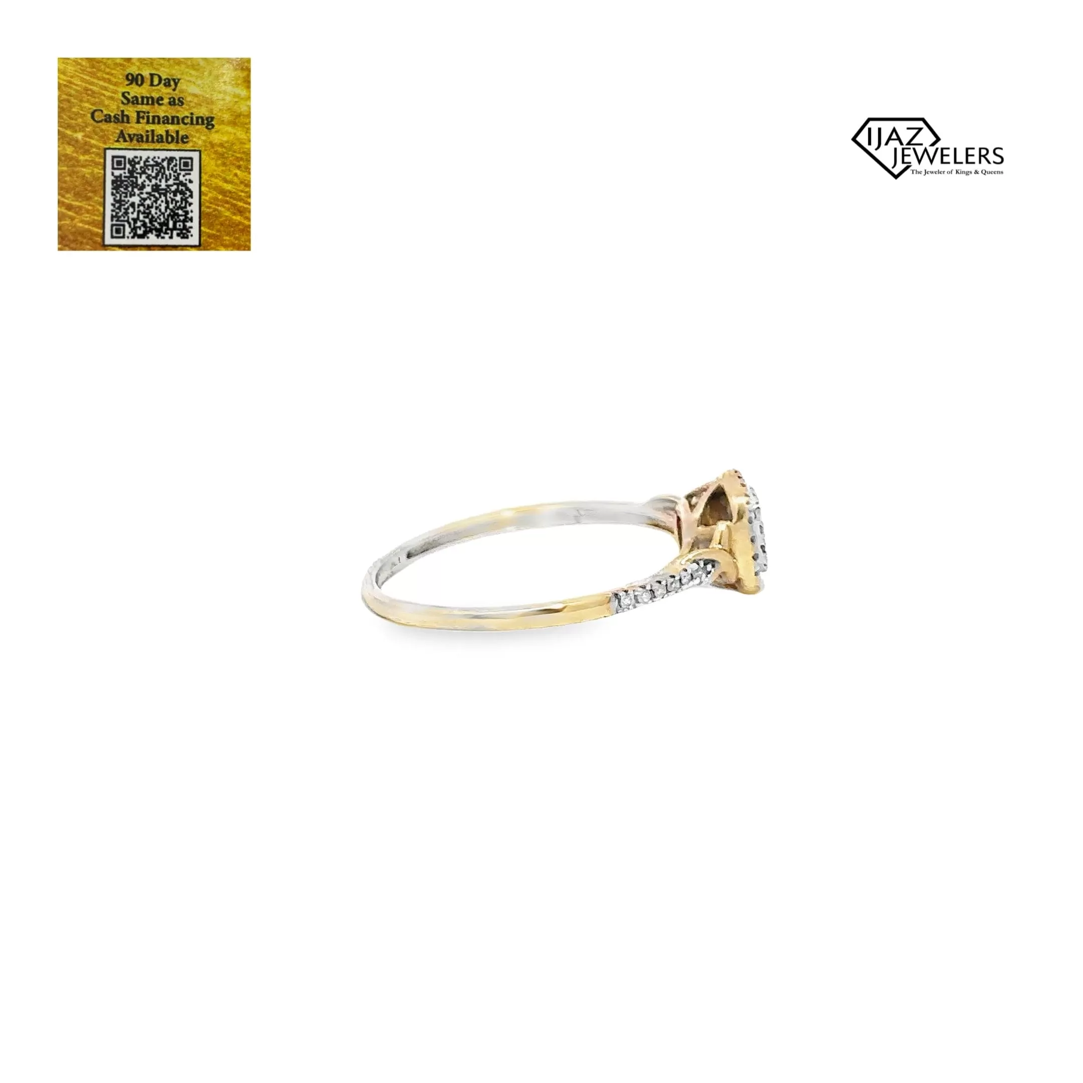 10K Gold 0.12 CTW Diamond Ladies Ring