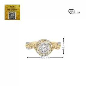 10K Gold 0.47 CTW Diamond Ladies Ring