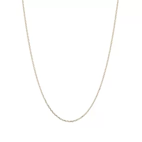 14k gold medium cable chain