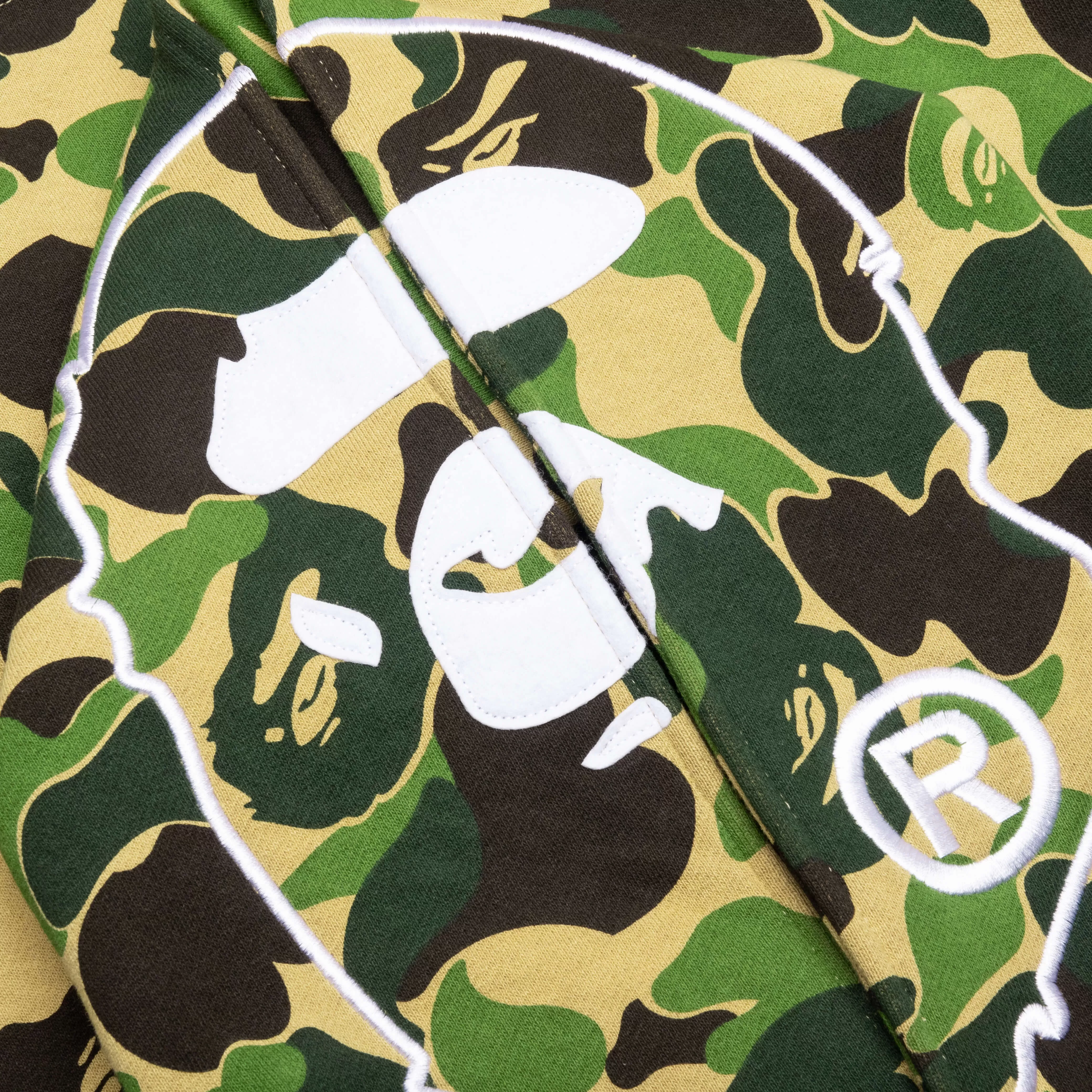 ABC Camo 2nd APE Pullover Hoodie - Green