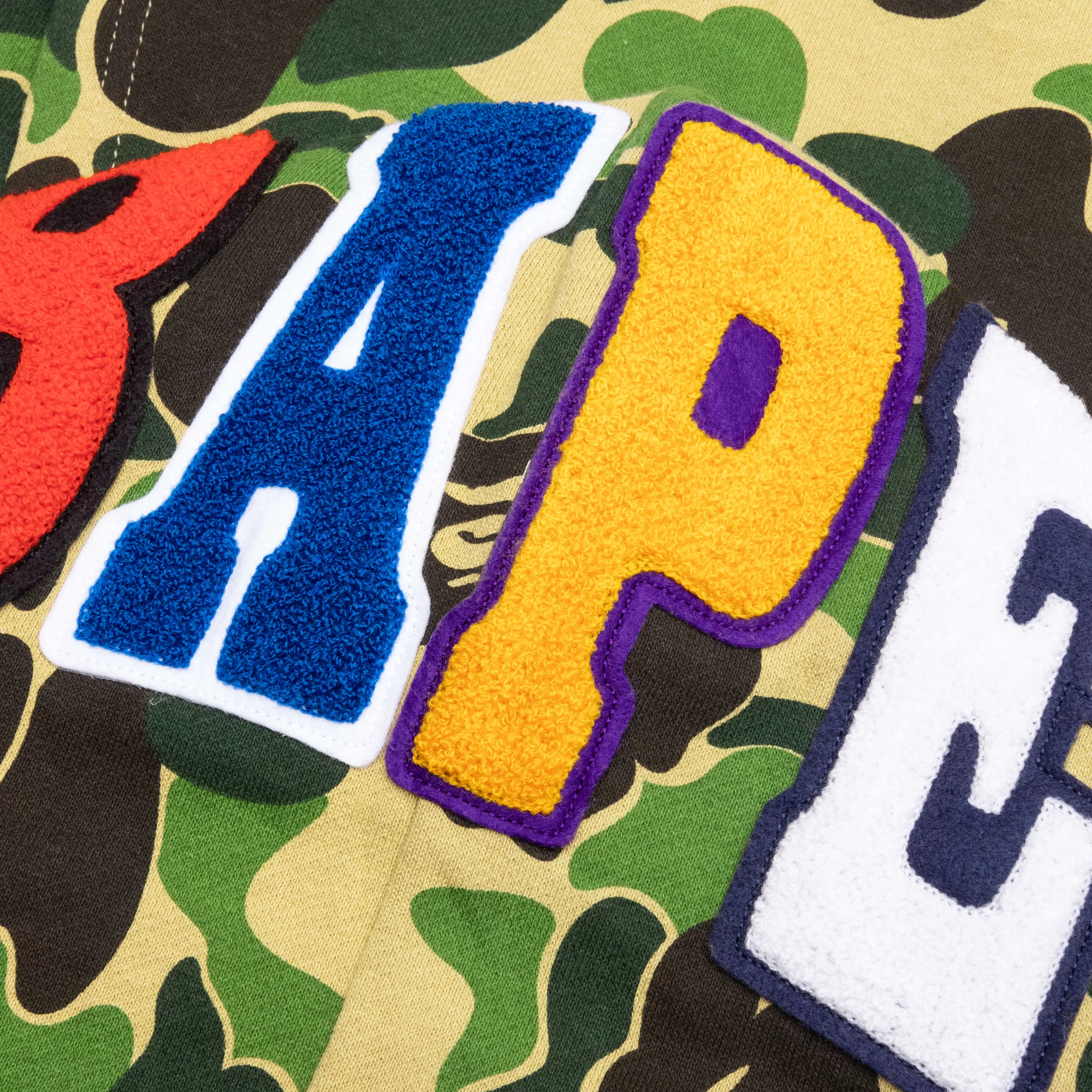 ABC Camo 2nd APE Pullover Hoodie - Green