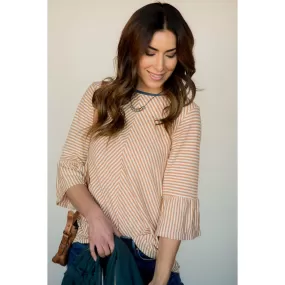 Accented Flutter Blouse