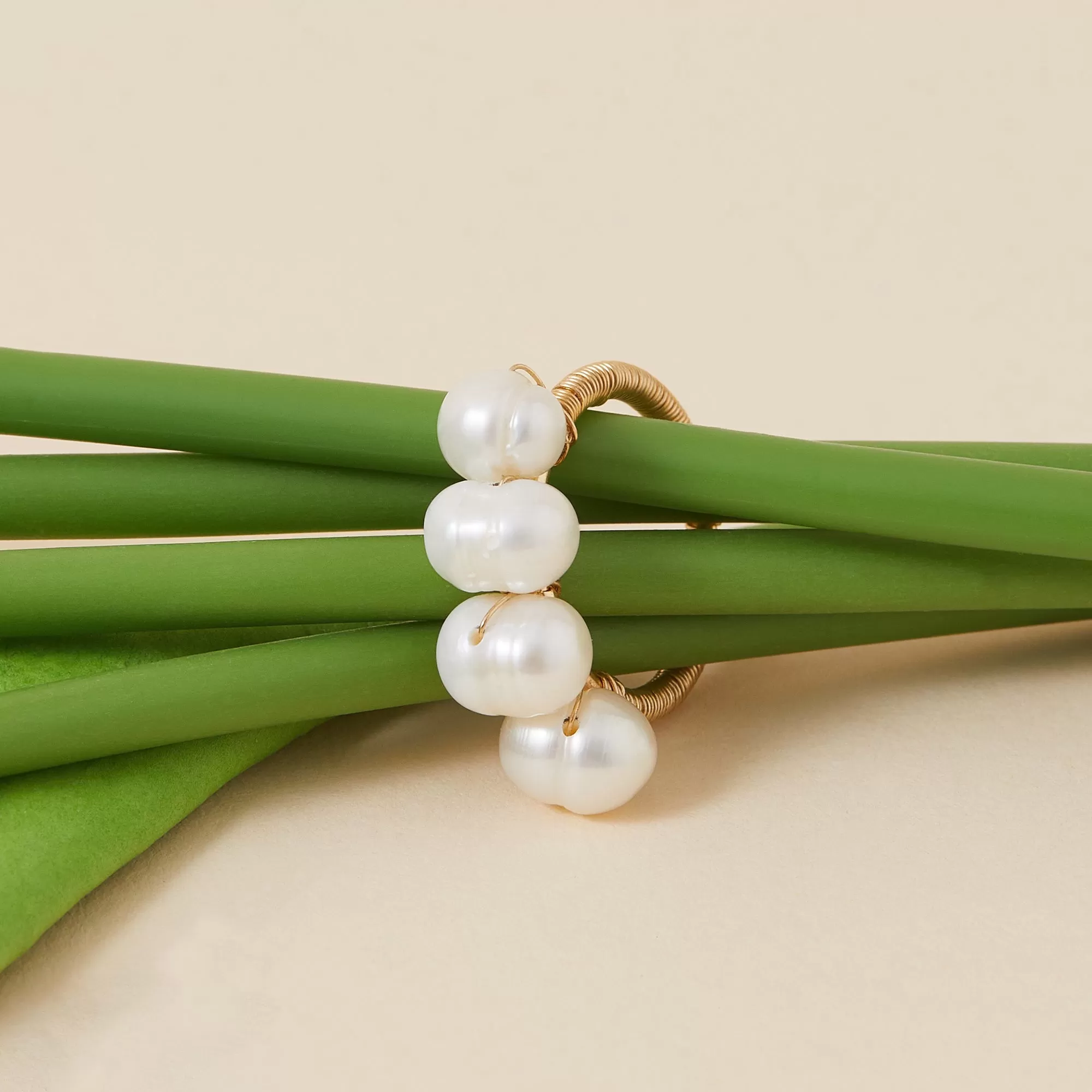 Accessorize London Women's Multi Fresh Water  Pearl Ring-Small