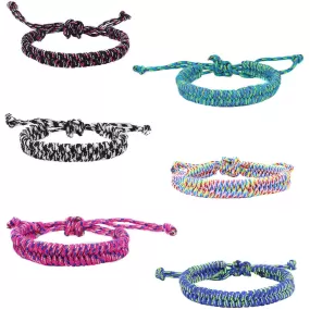 Adjustable Braided Paracord Bracelets (Wrap Braid)