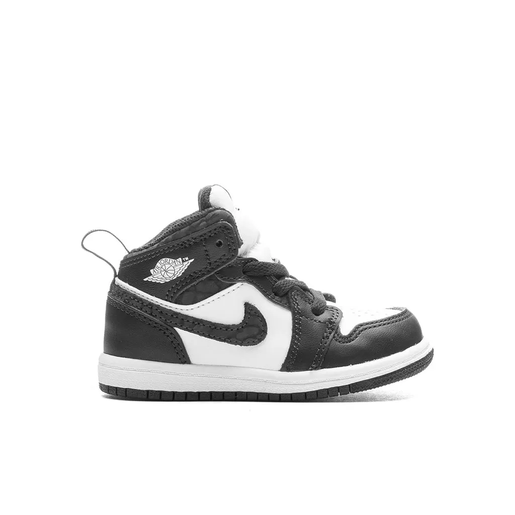 Air Jordan 1 Mid SE (TD) - Off Noir/Black/White