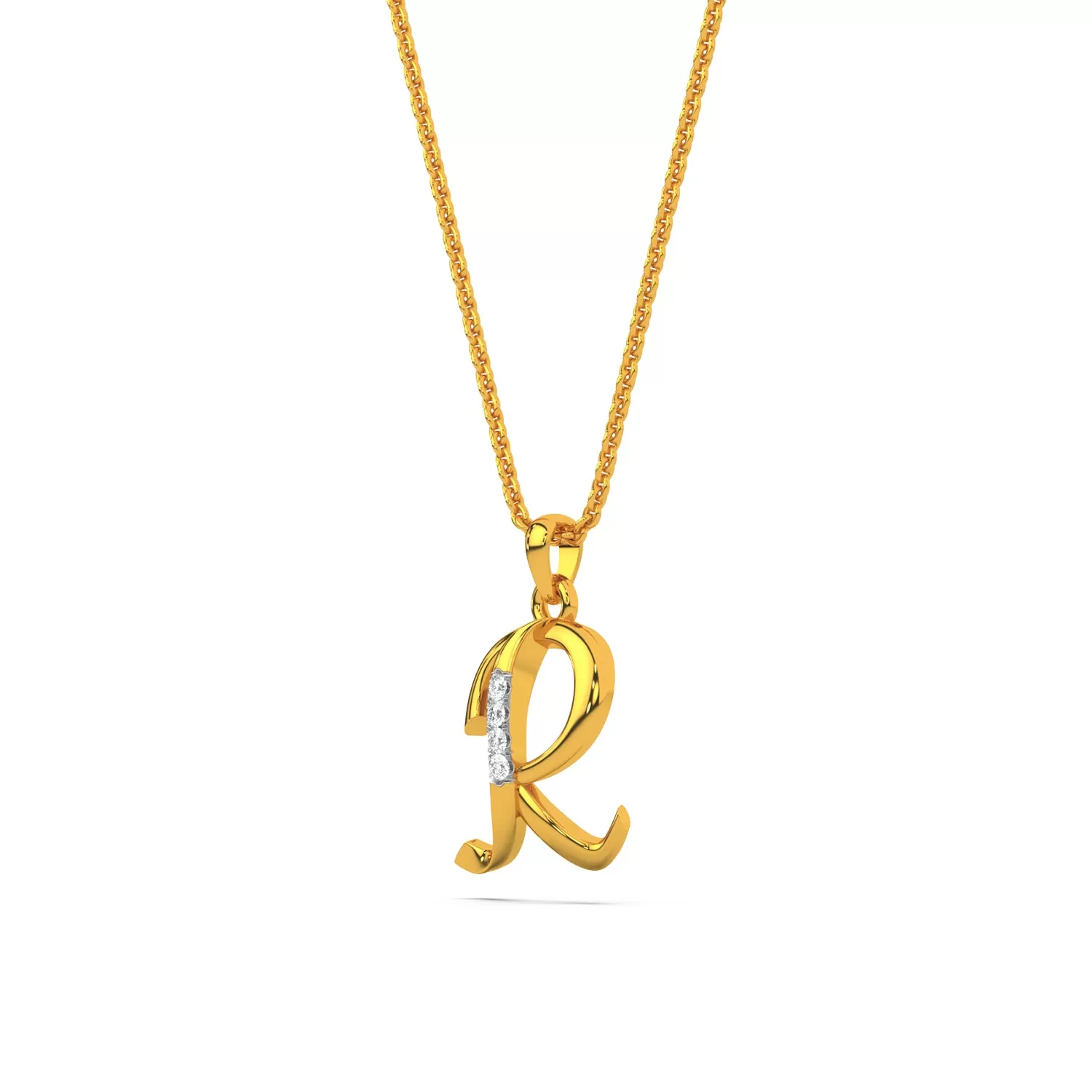 Alphabet R  Unisex Pendant