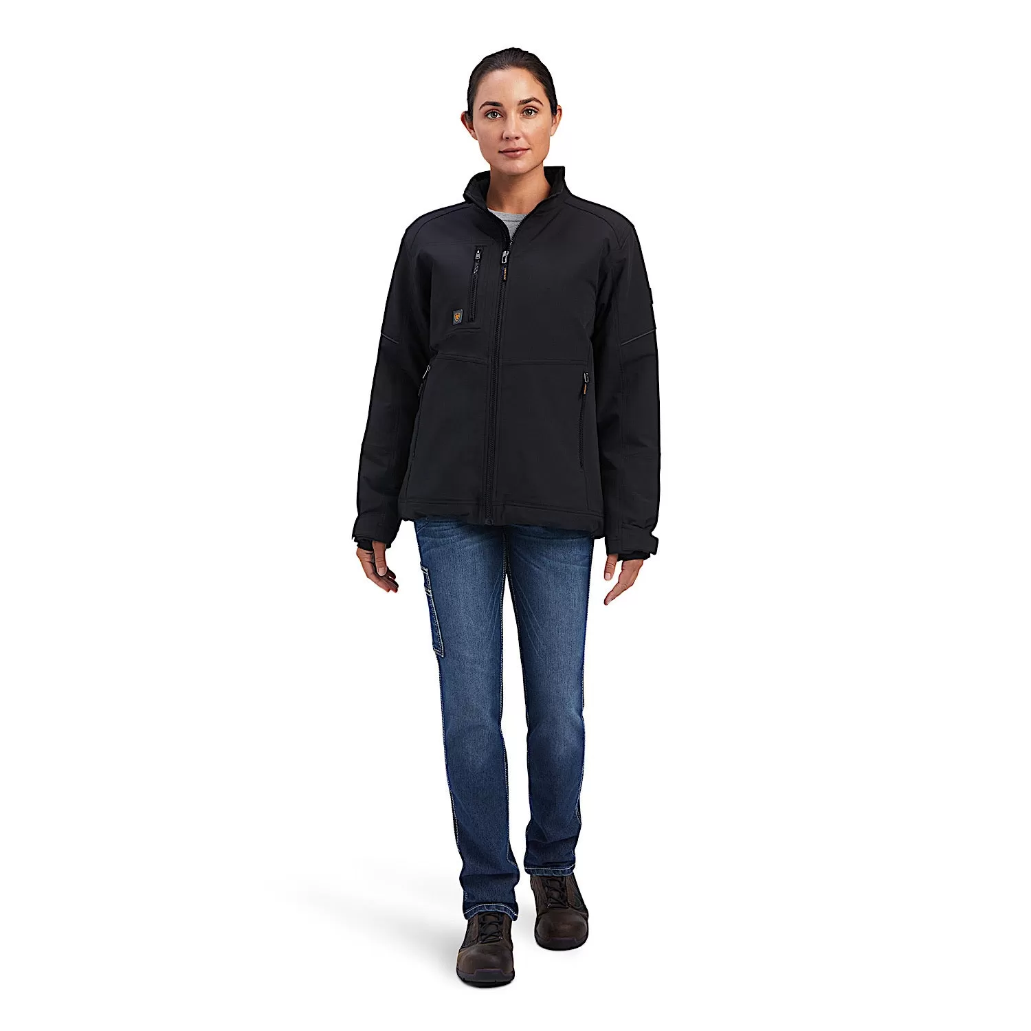 Ariat Womens Rebar Dri-Tek DuraStretch Insulated Jacket Black