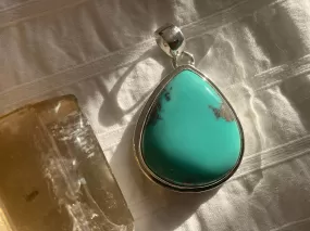 Arizona Turquoise Ansley Pendant - Chunky Drop