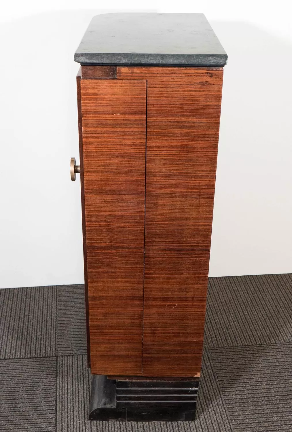 Art Deco Marble Topped Bar Cabinets