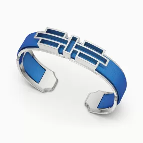 Ban Zu Silk Cuff - Celestial Blue