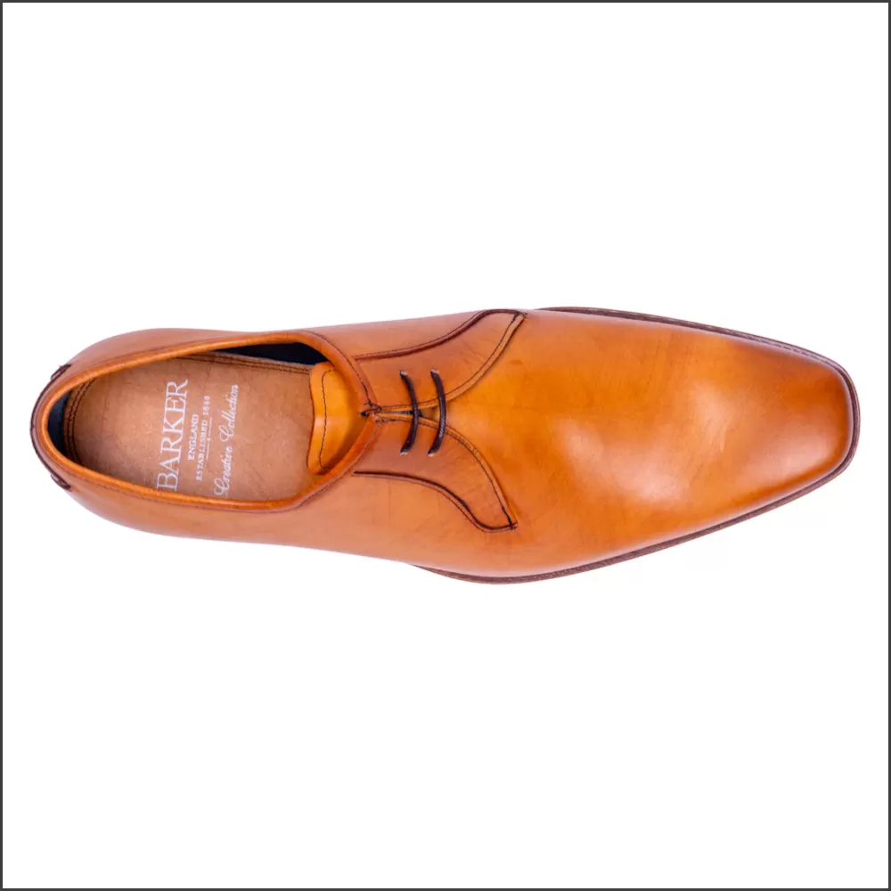 Barker Derwent - Cedar Calf Hatch Effect Derby Shoe*