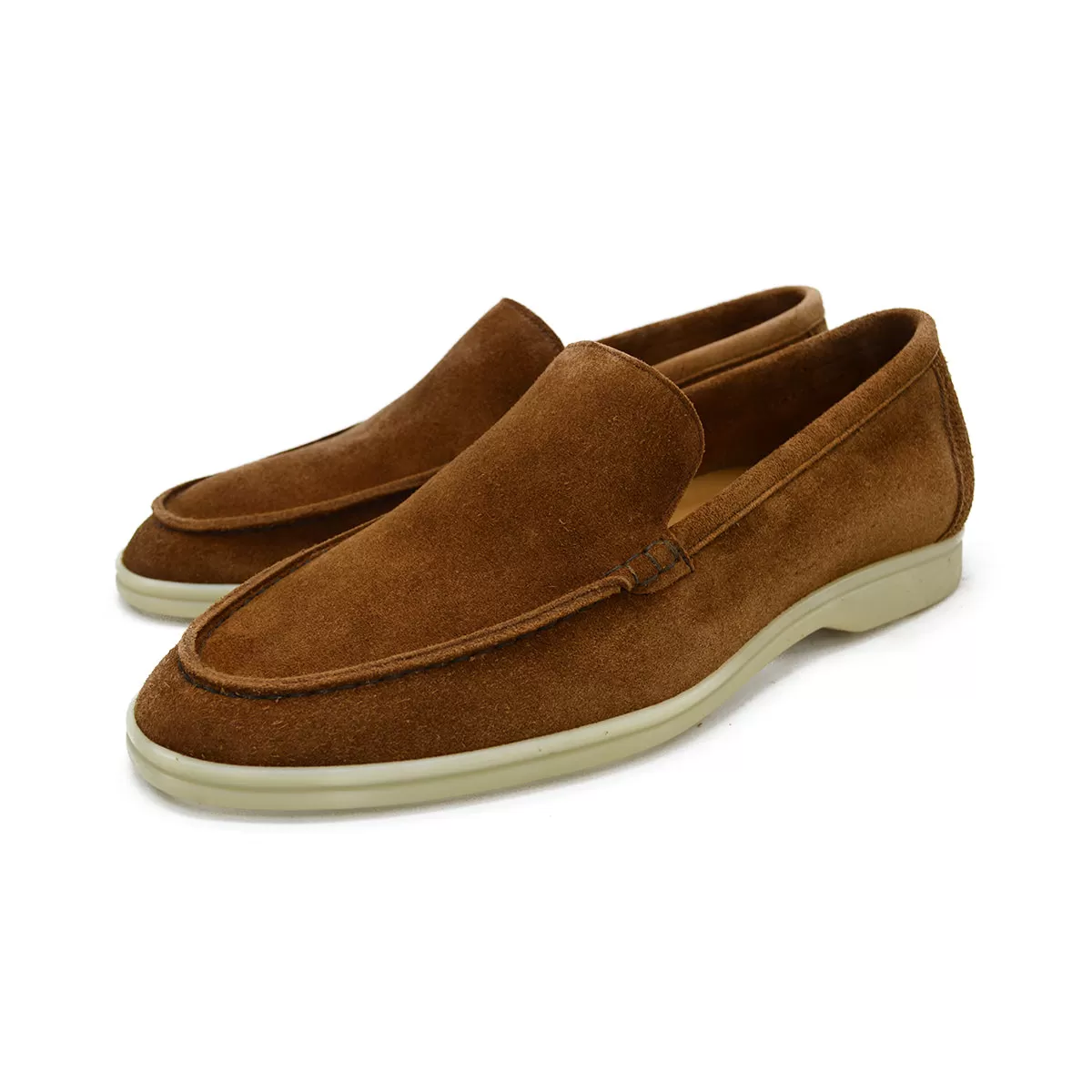 Berwick 1707 Flex Walk Loafer(5365) -Kudu Reverse Suede In Snuff