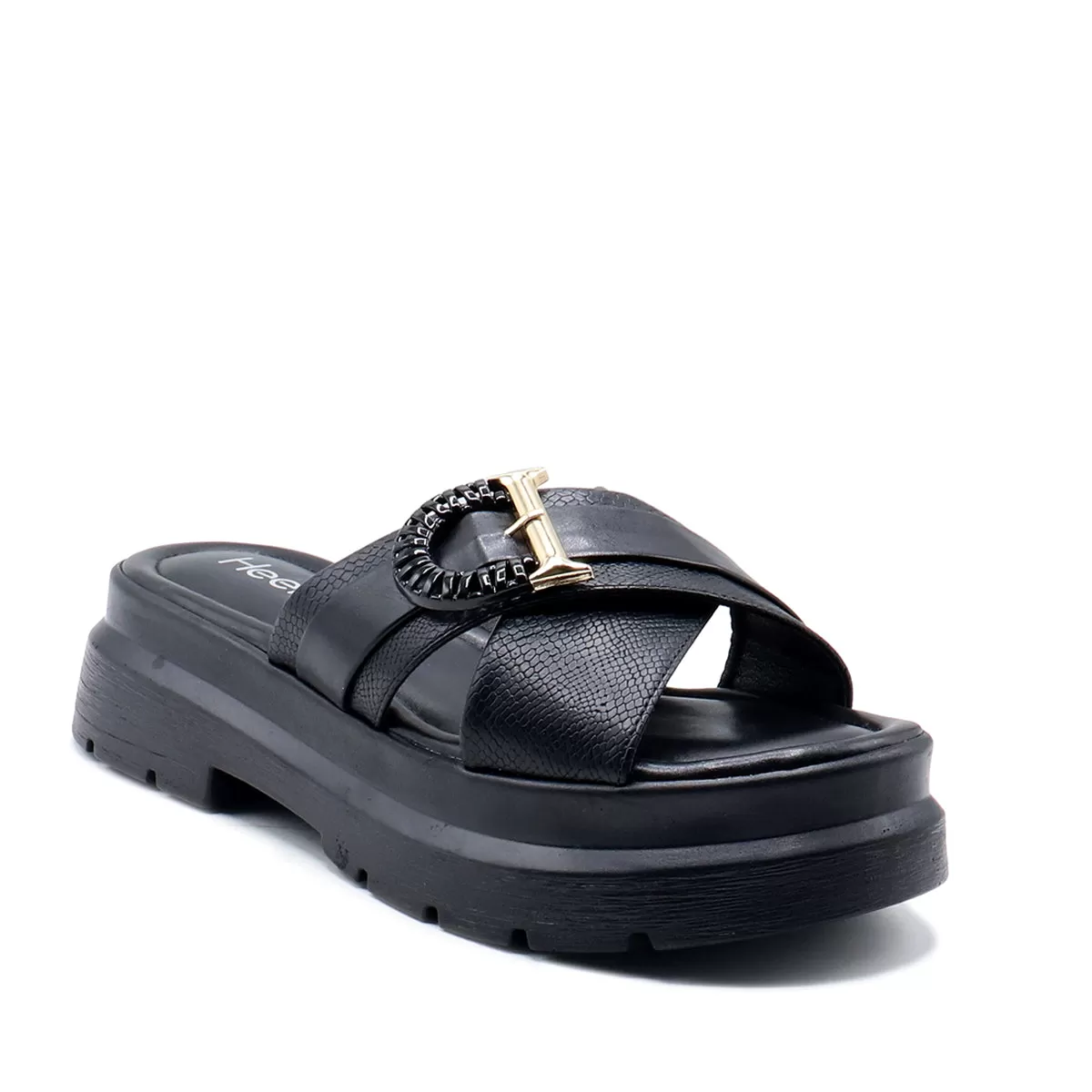 Black Casual Slipper 074190