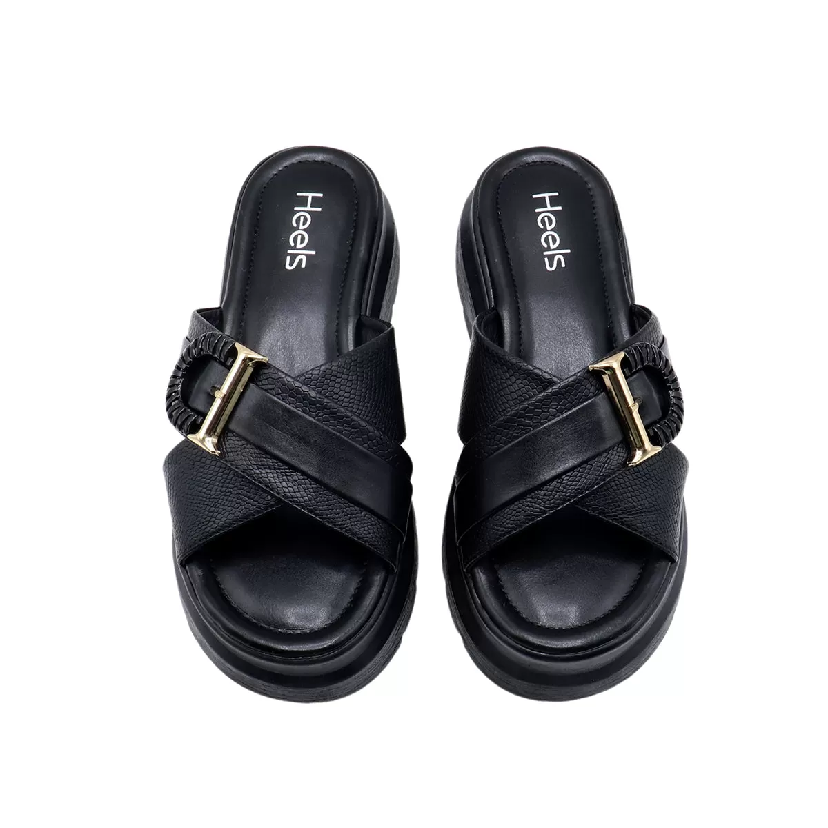 Black Casual Slipper 074190