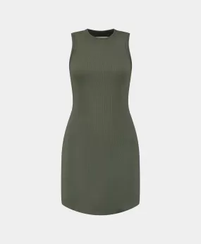 Chimera Green Erib Tank Dress