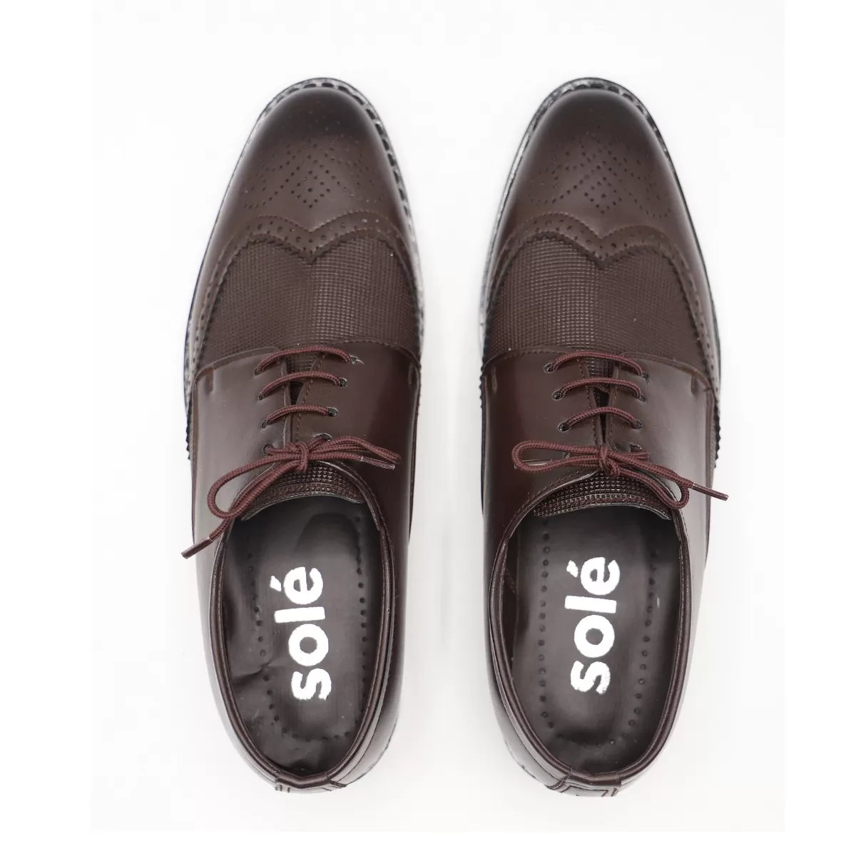 Coffee Formal Lace Up 185022