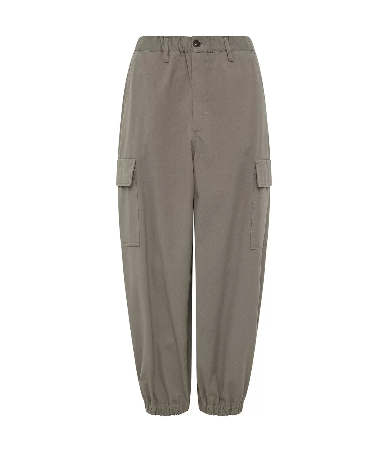 COTTON CARGO PANT- SMOKEY OLIVE