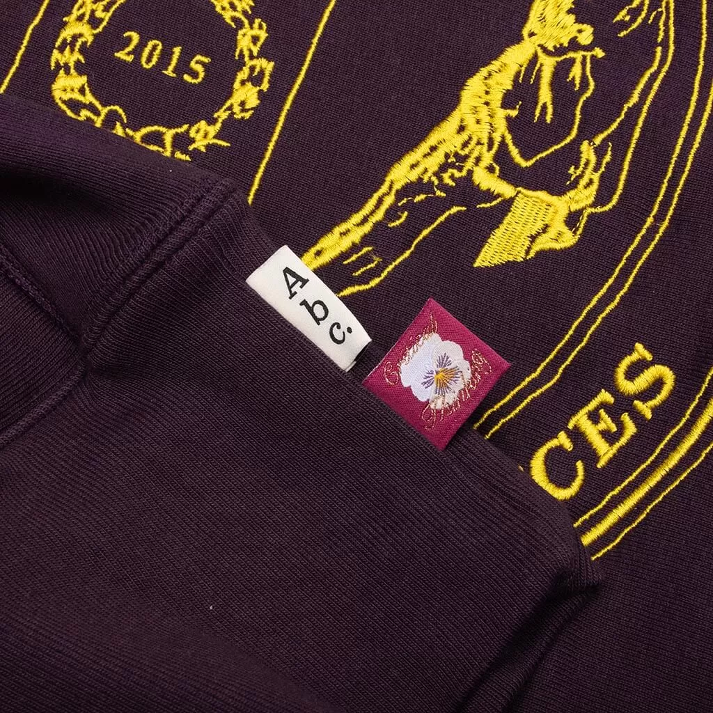 Critical Thinking Hoodie - Blackberry Wine