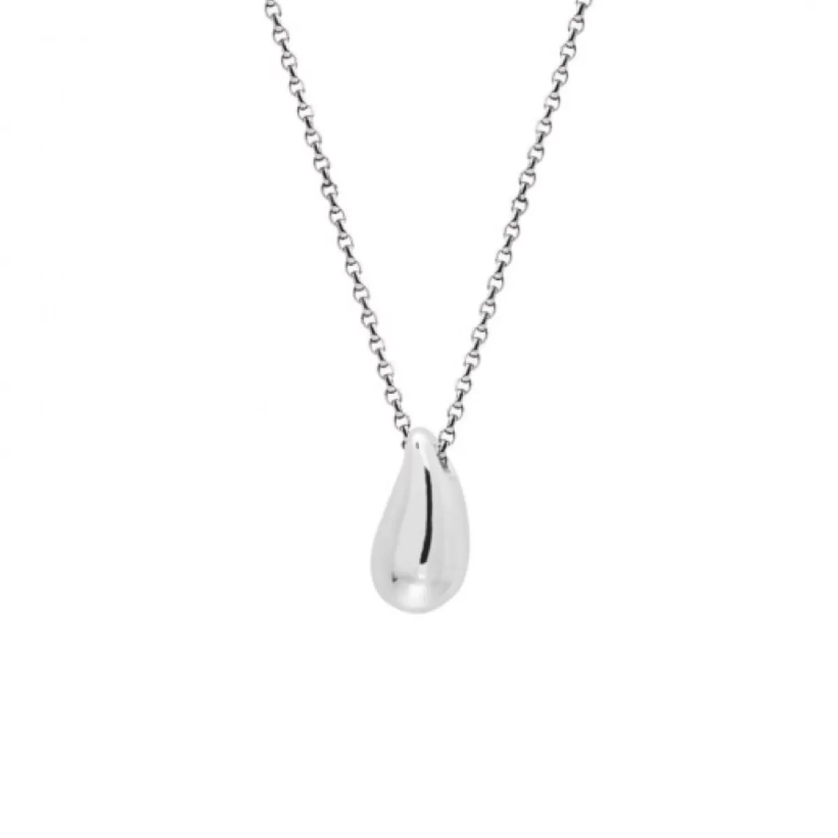 Dainty 925 Sterling Silver Teardrop Pendant