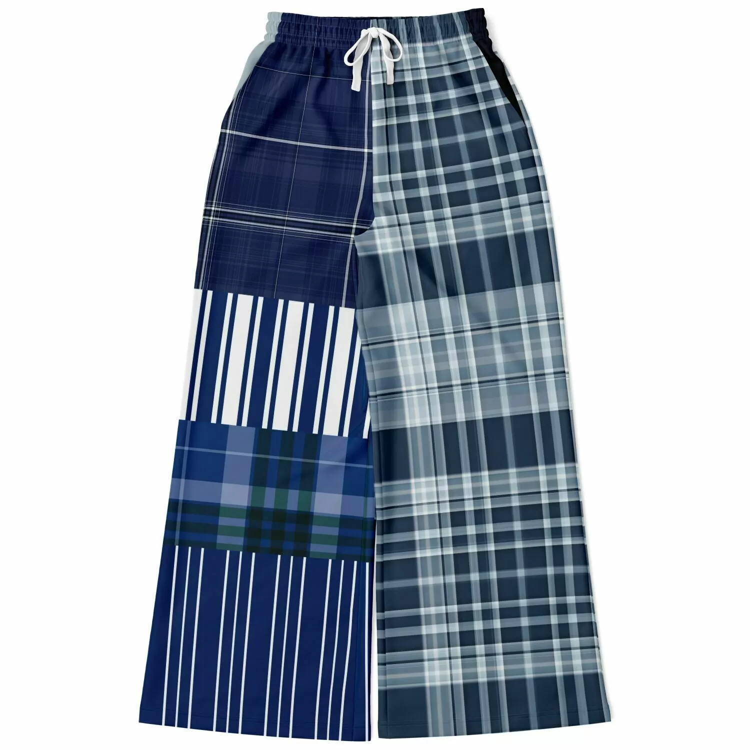 Faire Isle Plaid Eco-Poly Stretchy Phat Bellbottoms