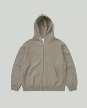 Full Zip Pocket Hoodie Sage