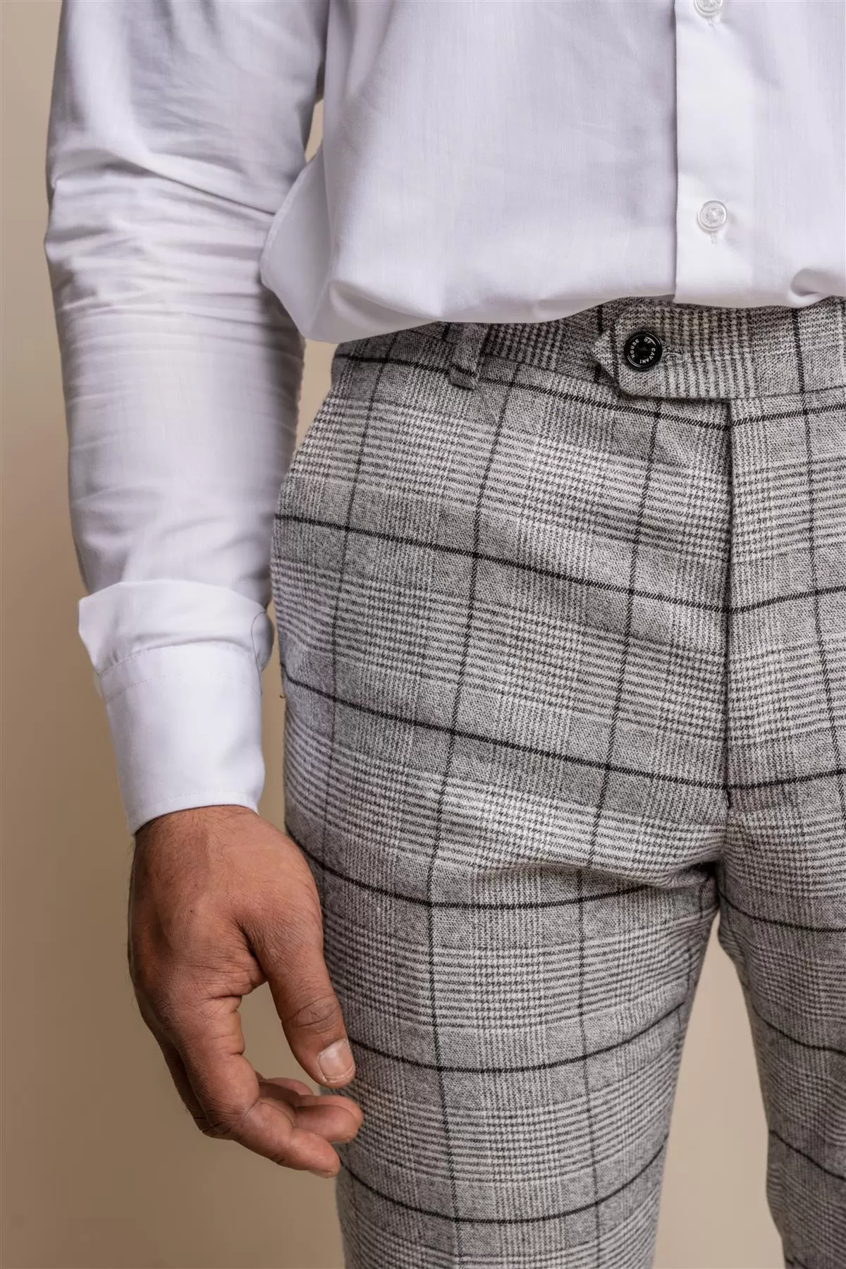 Ghost Tweed Check Trousers