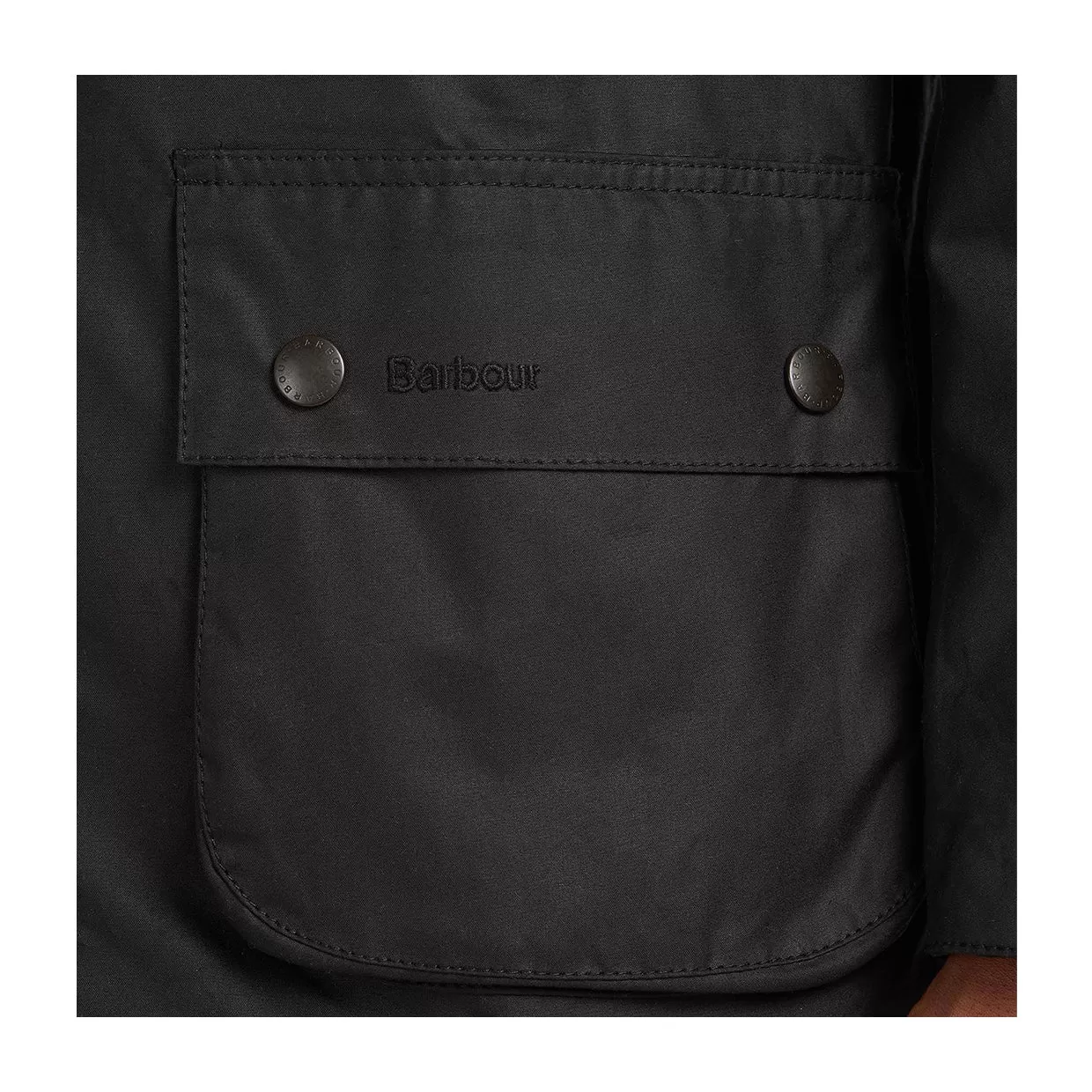 Giubbino Barbour Ashby Wax Nero