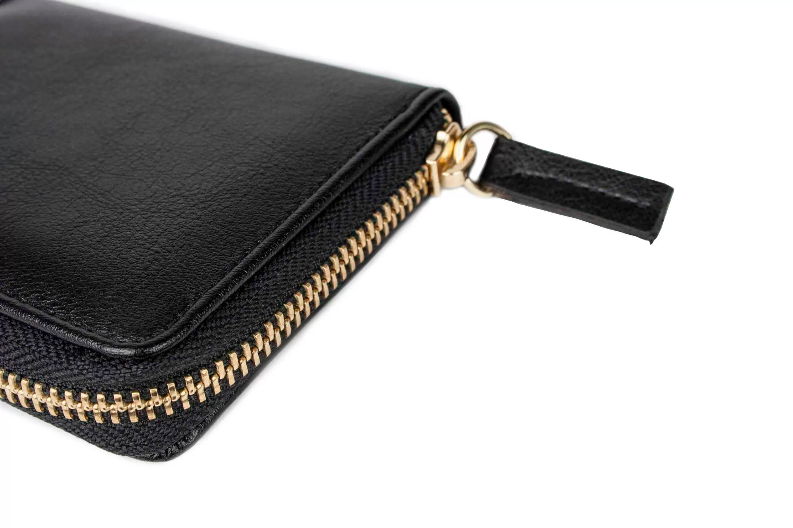 Green Laces Vegan Wallet & Cardholder | Black Nappa