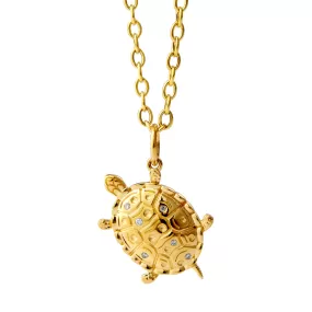 Jardin Turtle Charm Pendant