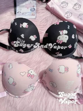 Kawaii Kitty Underwire Support Bra