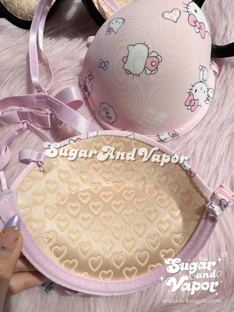 Kawaii Kitty Underwire Support Bra