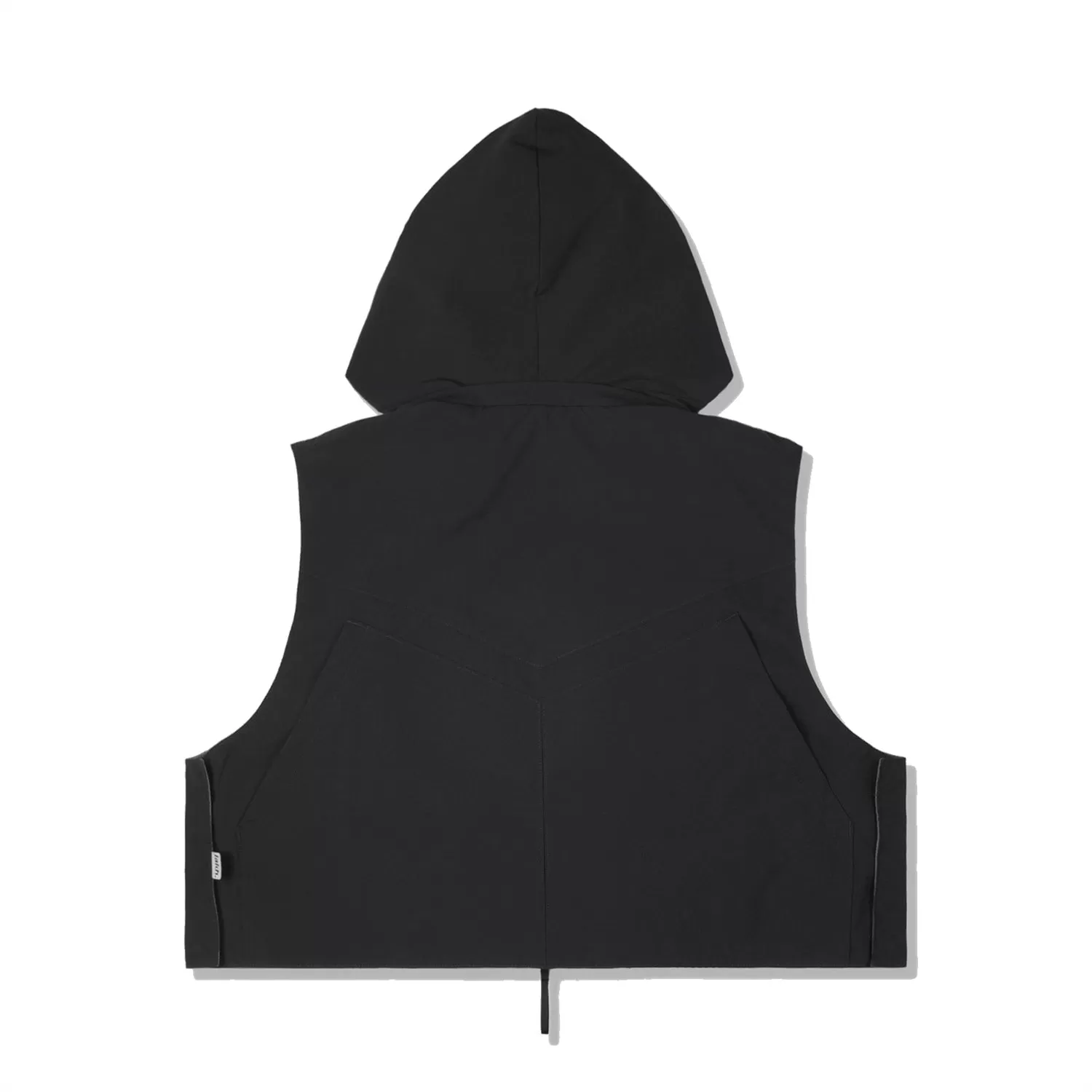 LAKH Flip Snap Pocket Vest Black