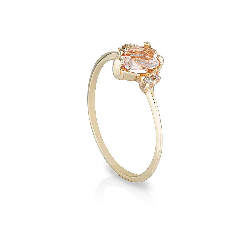 Lilah II | morganite & diamonds