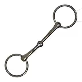 Loose Ring Single Joint Snaffle Bit in Stainless Steel - 5