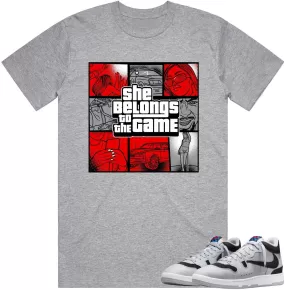 Mac Attack Cactus Jack Shirt to Match - RED BELONGS TO THE GAME