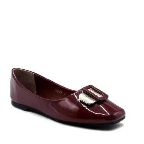 Maroon Casual Pumps 090854