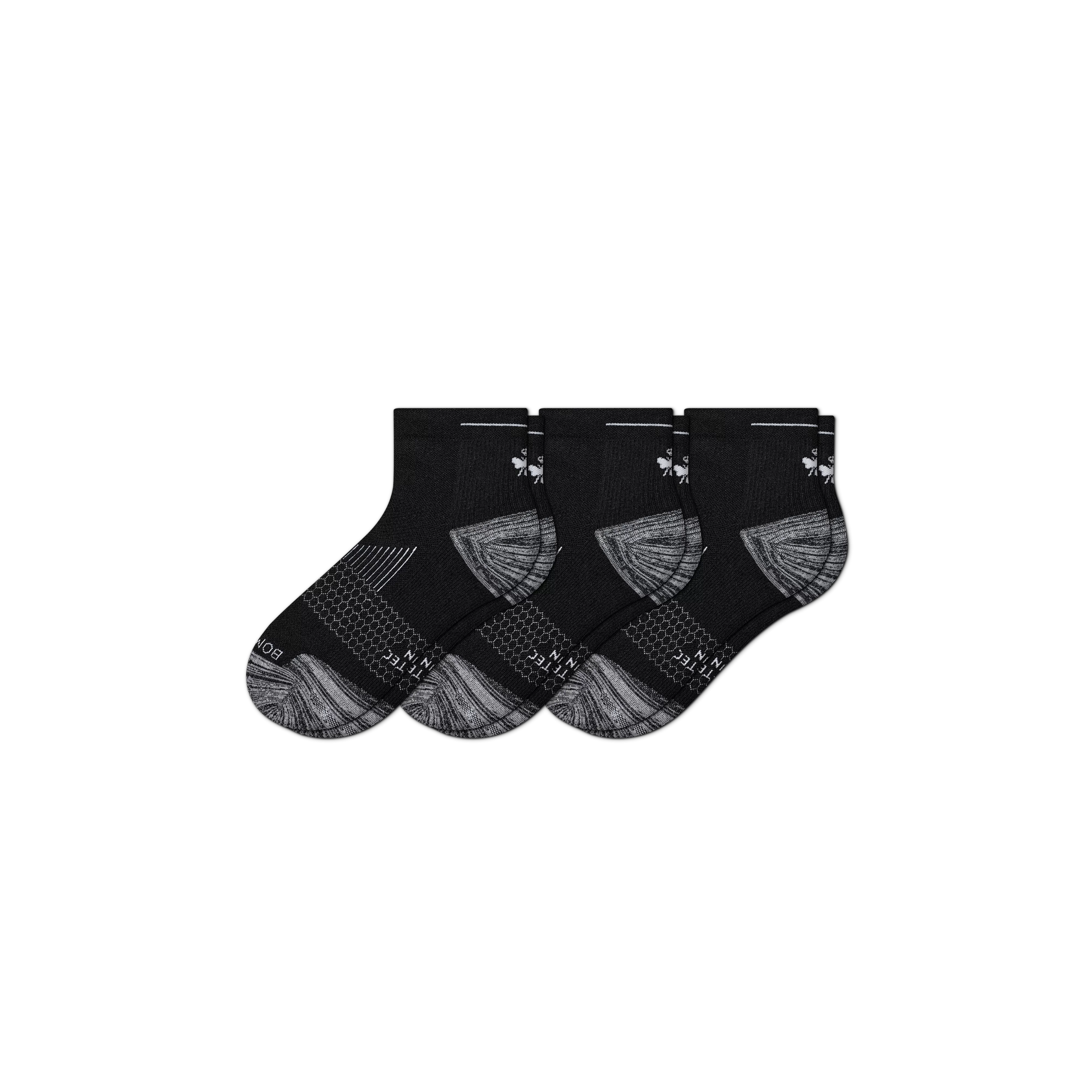 Men's Running Quarter Sock 3-Pack