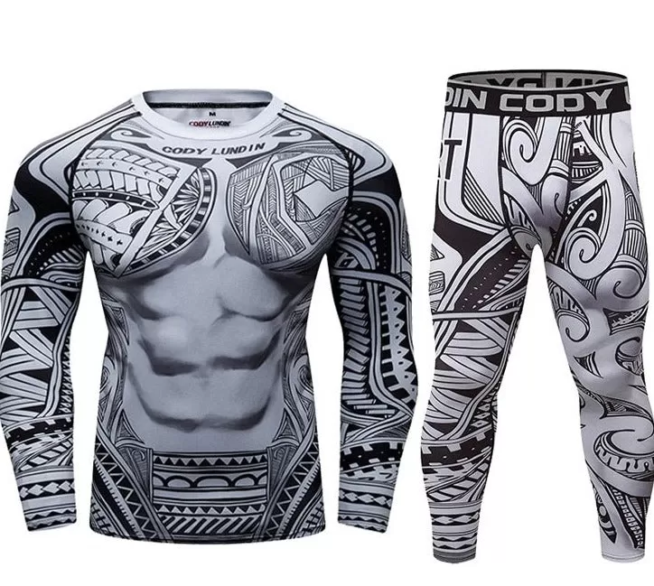 Men's Warrior Series Elite 'Pe'a' Compression Set