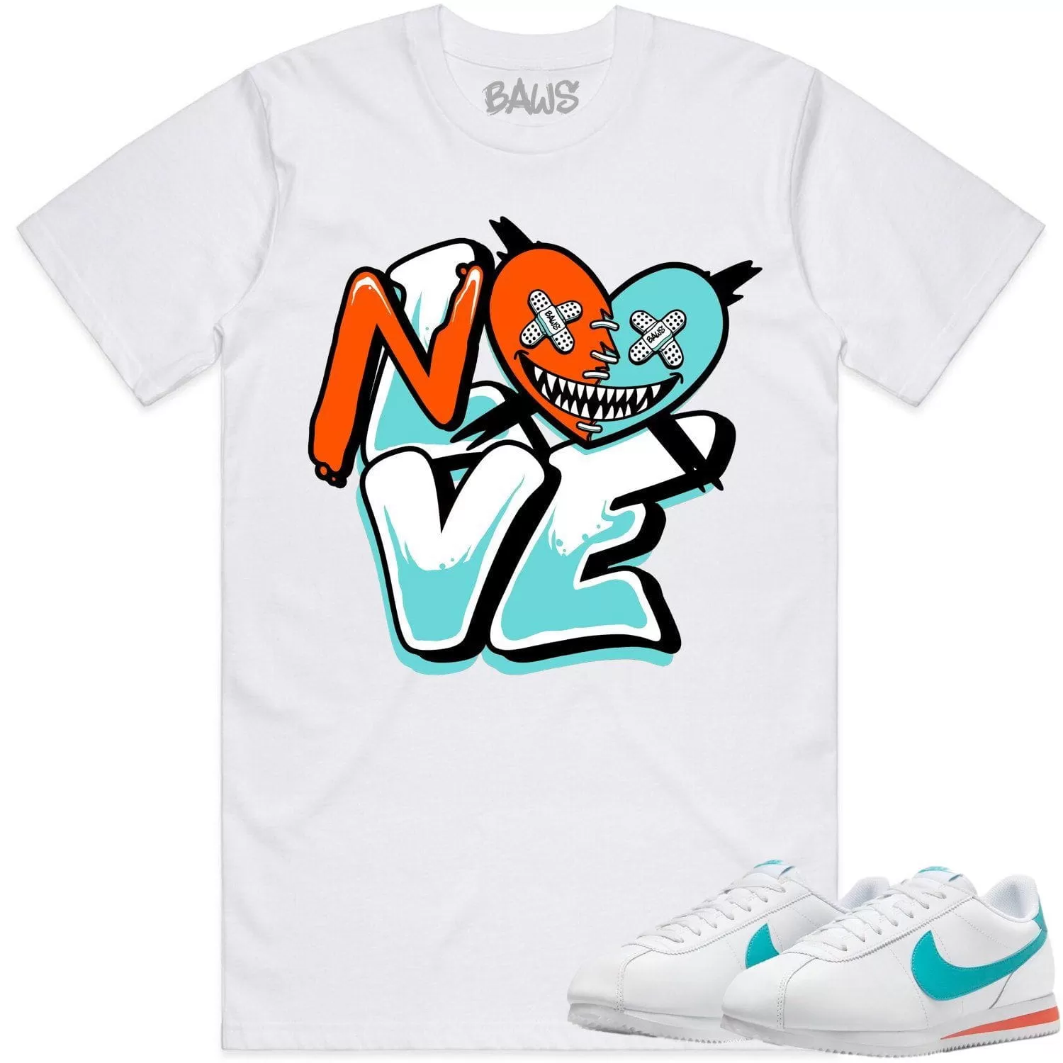 Miami Cortez Dolphins Shirt to Match - MIAMI NO LOVE BAWS