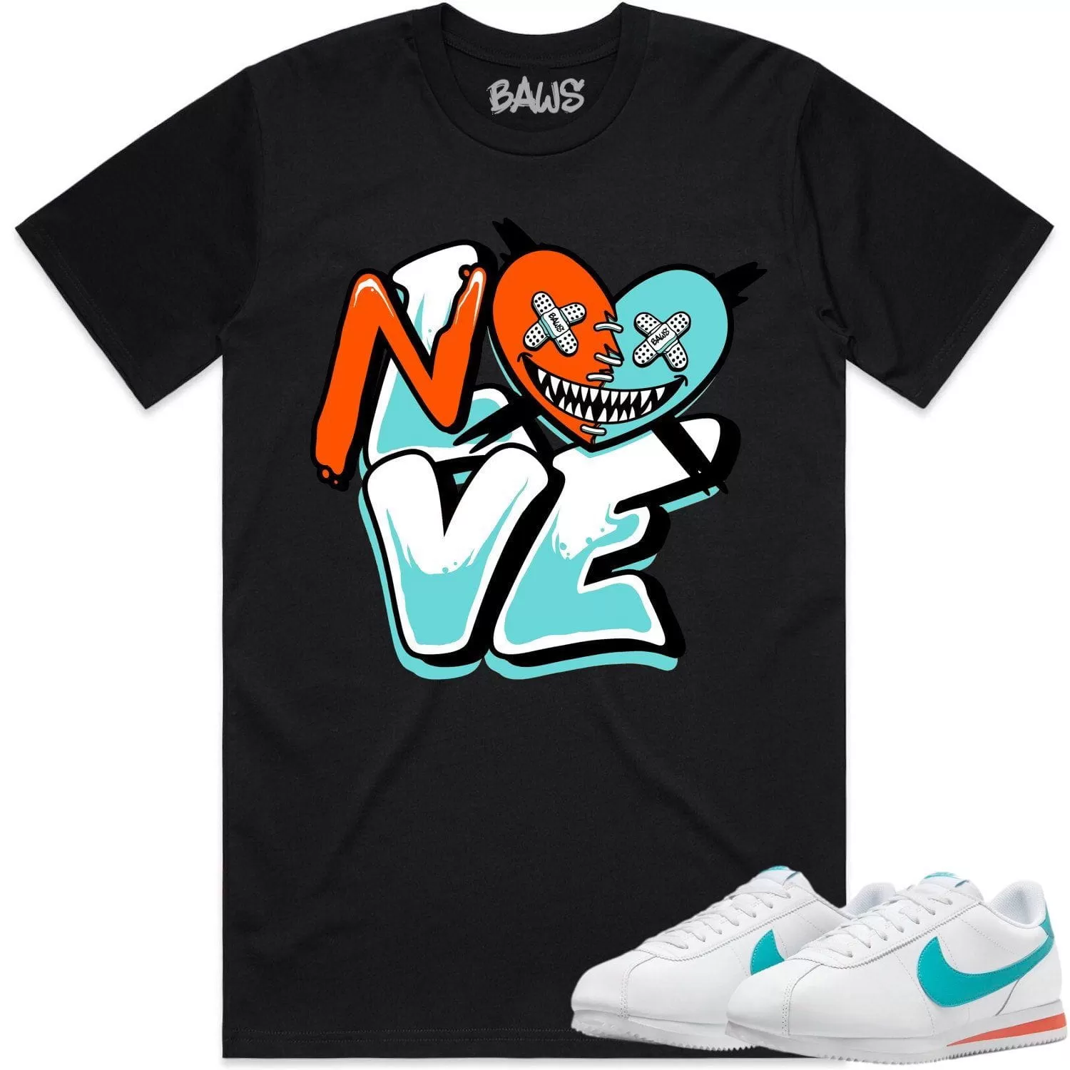 Miami Cortez Dolphins Shirt to Match - MIAMI NO LOVE BAWS