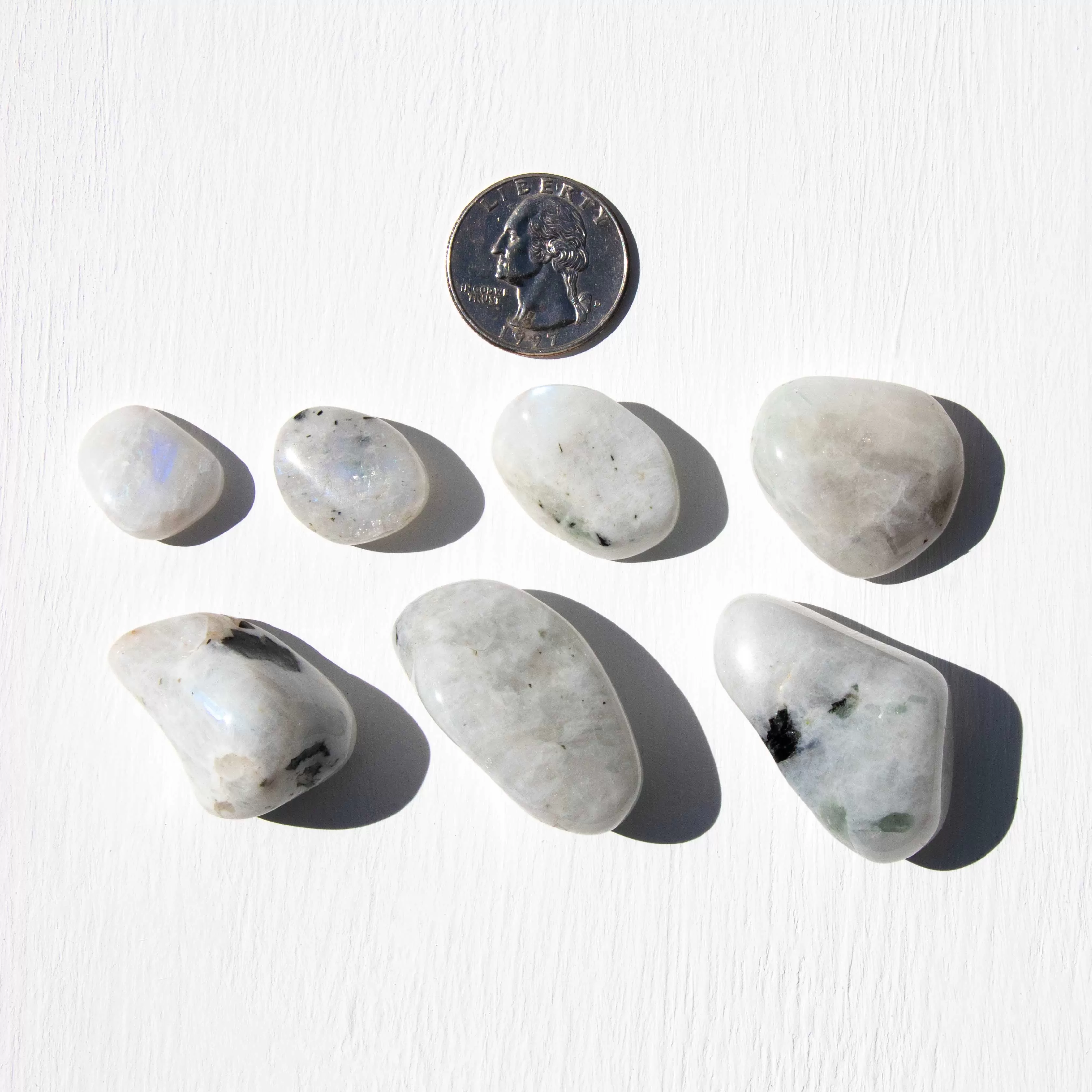 Moonstone, Rainbow - Tumbled