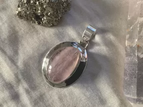 Morganite Medea Pendant - Long Freeform