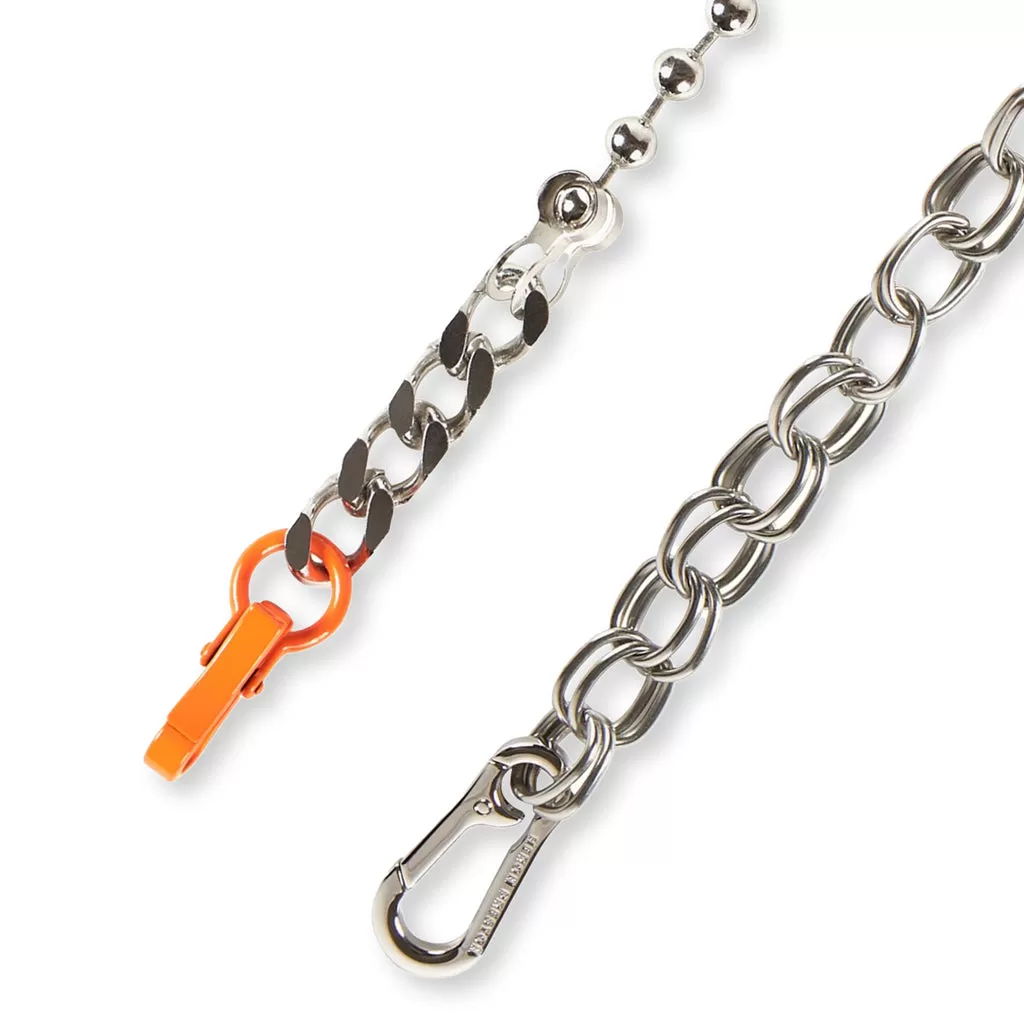 Multichain Necklace - Silver/Orange