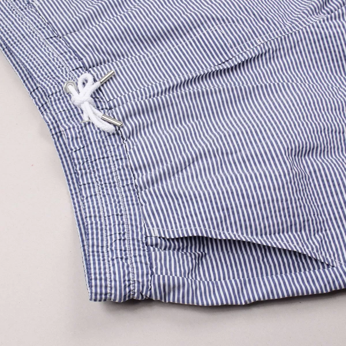 Norse Projects - Hauge Swimmers - Dark Navy Fine Stripe