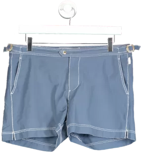 Orlebar Brown Blue Bull Dog Riviera Mid Length Swim Shorts W31