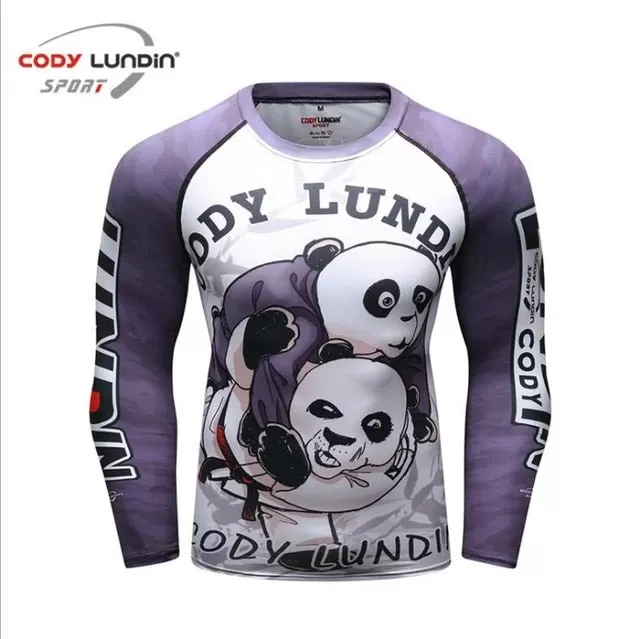 Panda Compression 'Seoi Otoshi' Elite Long Sleeve Rashguard