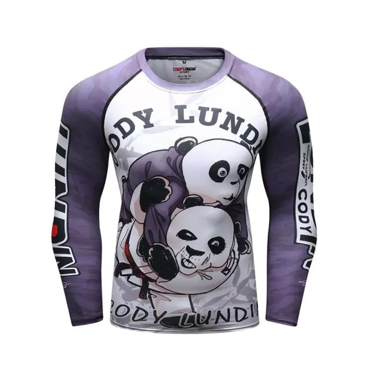 Panda Compression 'Seoi Otoshi' Elite Long Sleeve Rashguard