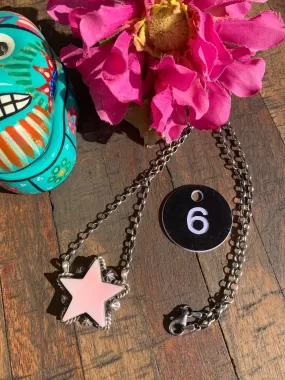 Pink "Cotton Candy" Star Necklace- 6