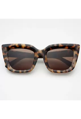 Portofino Cat Eye Sunglasses-Tort